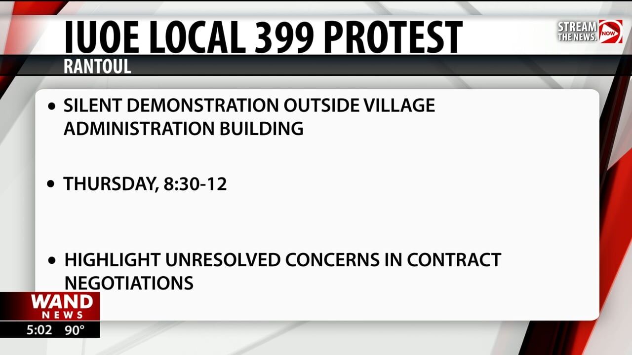 IUOE plans silent protest in Rantoul amid contract negotiations
